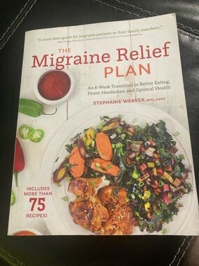 The Migraine Relief Plan Cookbook - White Cover